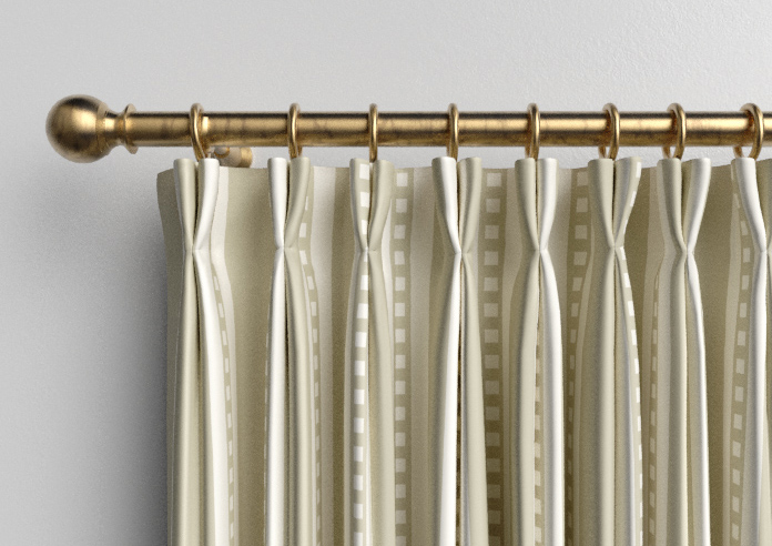 The British Stripe Co. Edgar, Dover No.1 - Made to Measure Curtains - Image 10